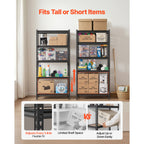 5-Tier Adjustable Storage Shelves