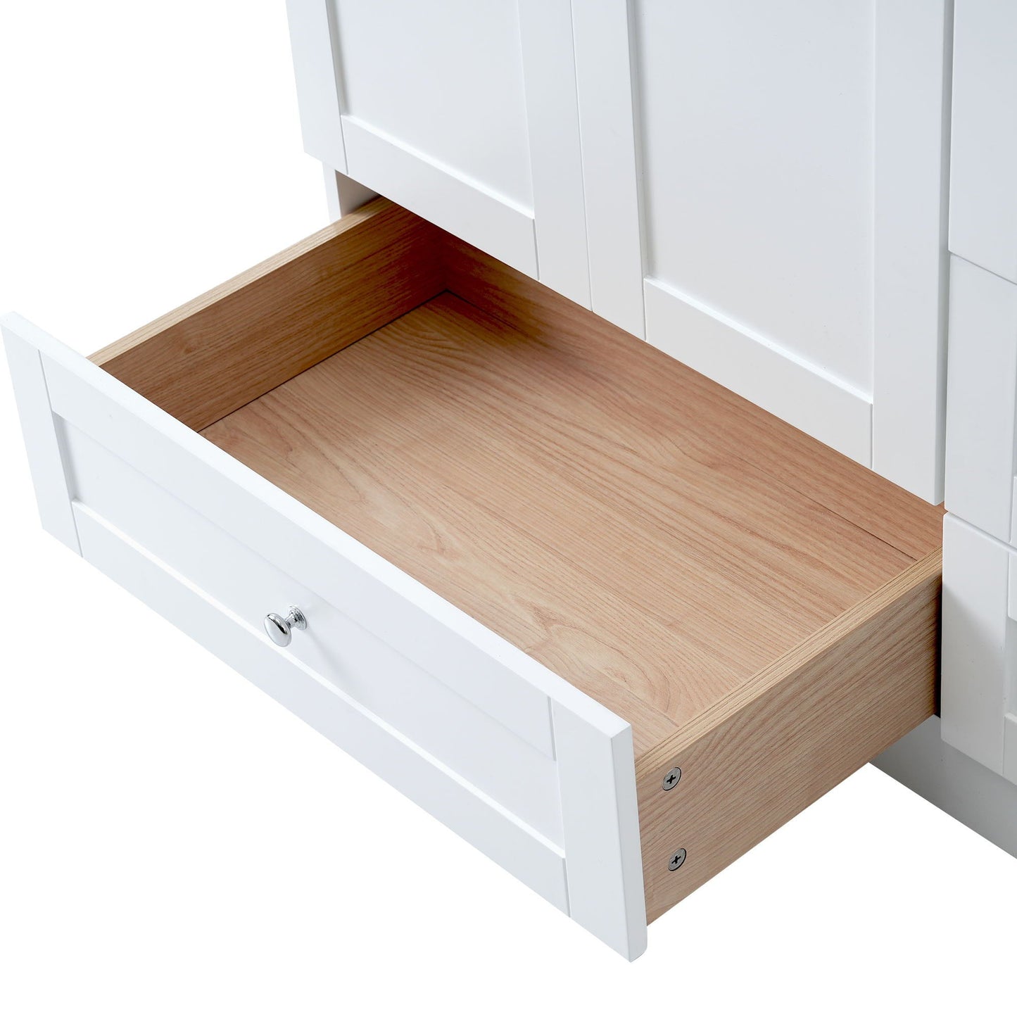Shaker Free Standing Bathroom Vanity Cabinet & Sink, Soft Close Drawers, Soft Close Doors