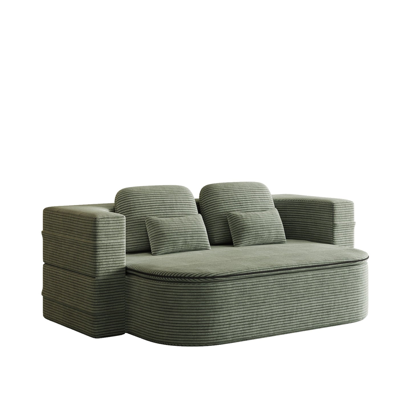 2 In 1 Foldable Sofa Bed With Multi Functional Blanket