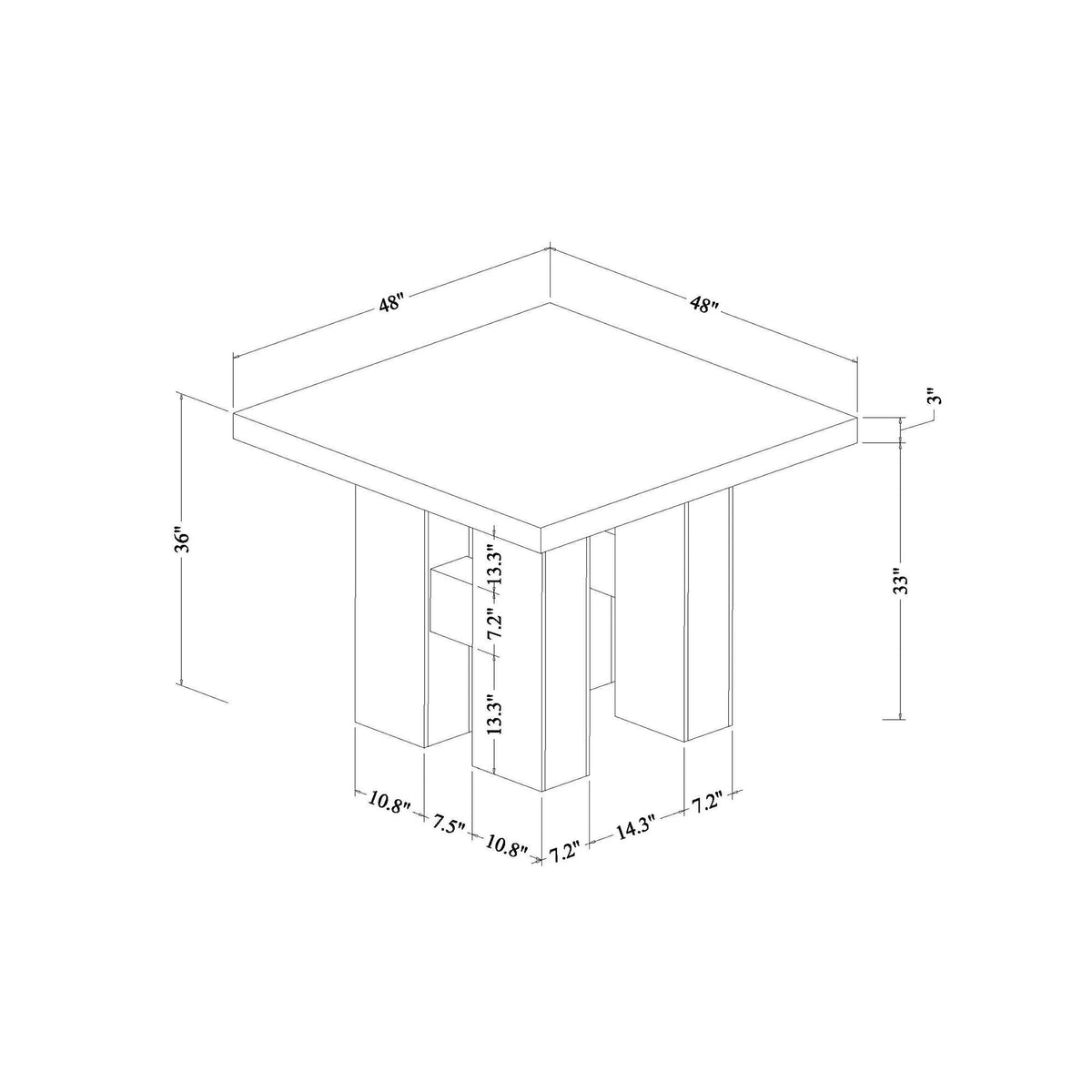 Mikha - Bar Table