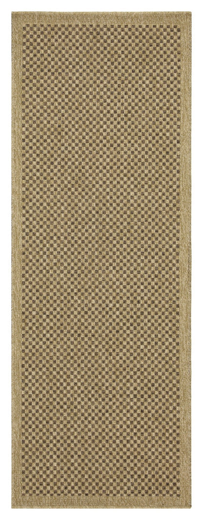 Earth GC_NTL1005 Jute/Mocha 7 ft. 10 in. x 10 ft. 3 in. Indoor/Outdoor Area Rug