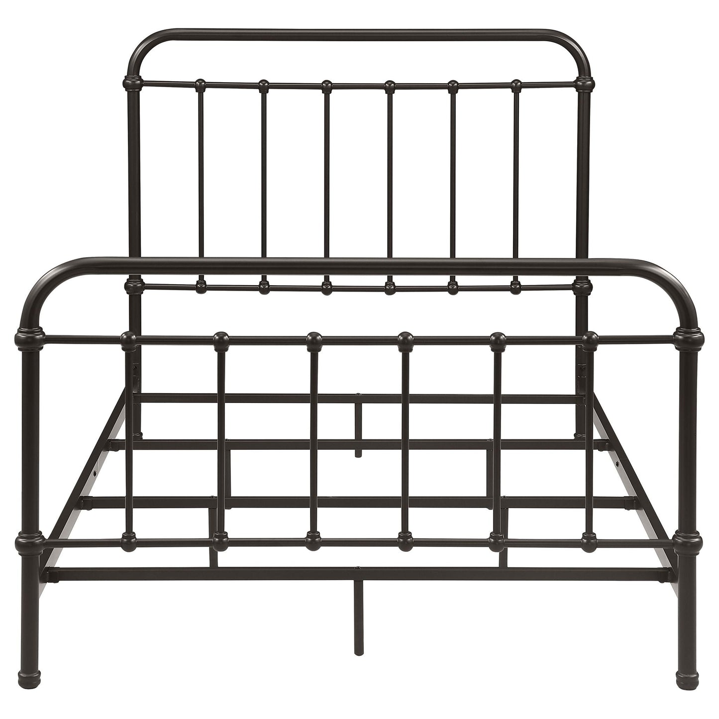 Livingston Metal Full Open Frame Bed Dark Bronze