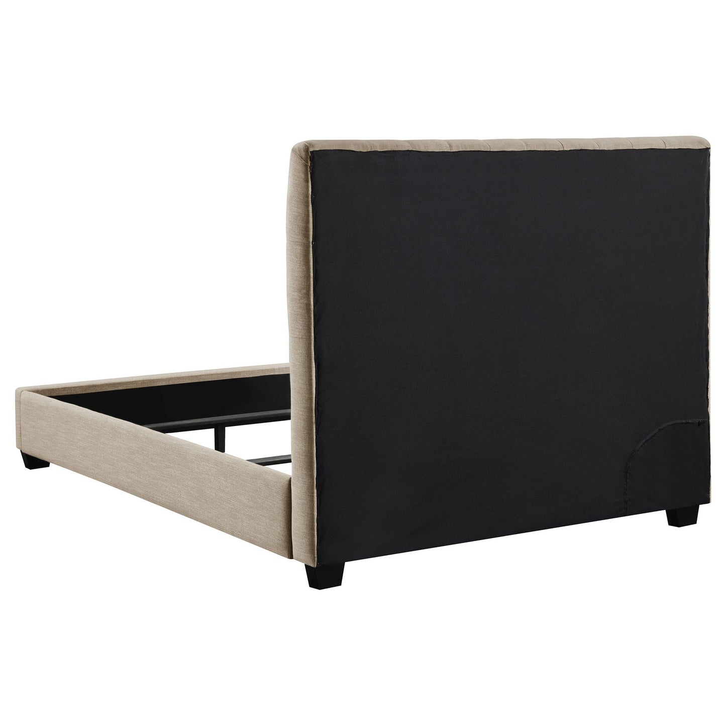 Saintes - Tufted Upholstered Wingback Bed