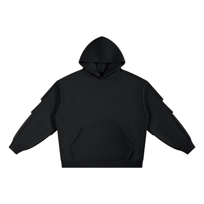 Unisex Heavyweight Ruched Sleeves Hoodie
