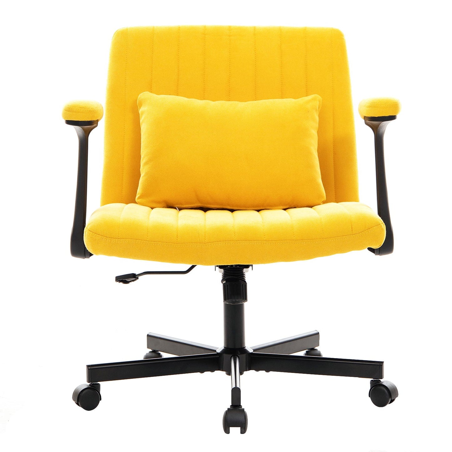 Criss Cross Armrest Office Chair With Wheels