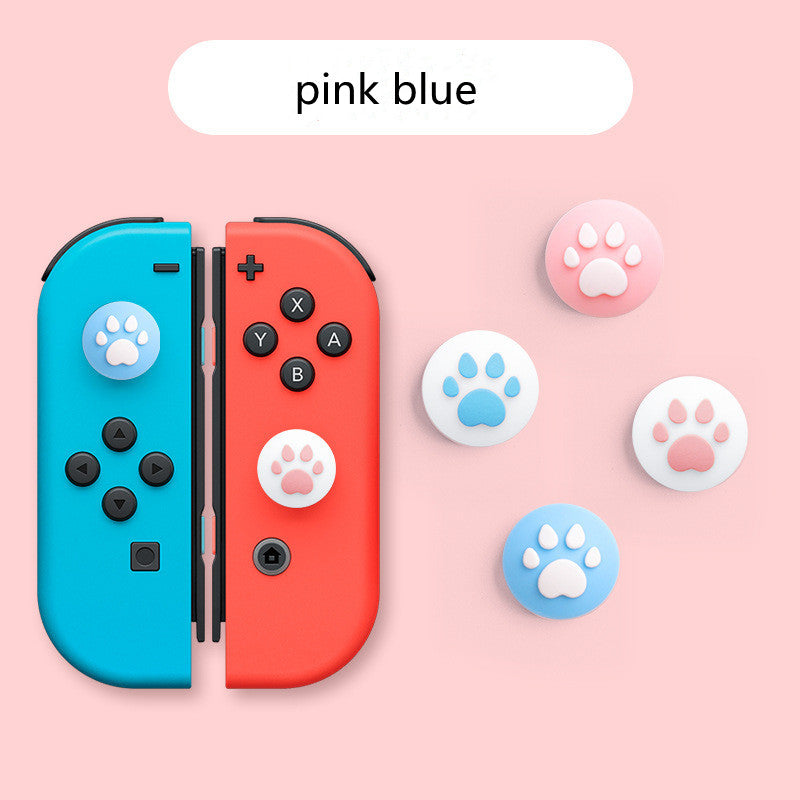 New 4 pieces cute For Nintendo Lite Rocker Cat Claw Key Accessories button attachments