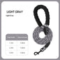 Thickened Reflective Dog Leash - Durable Nylon Pet Walking Lead for Medium Large Dogs