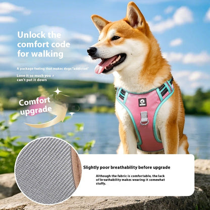 Anti Breaking Loose Big Dog Chest Strap Reflective Medium Large Dog