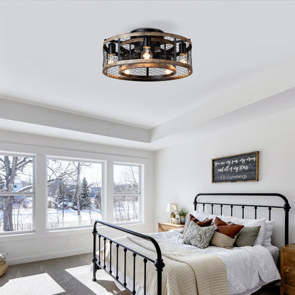 20'' Cage Ceiling Fan With Remote Control