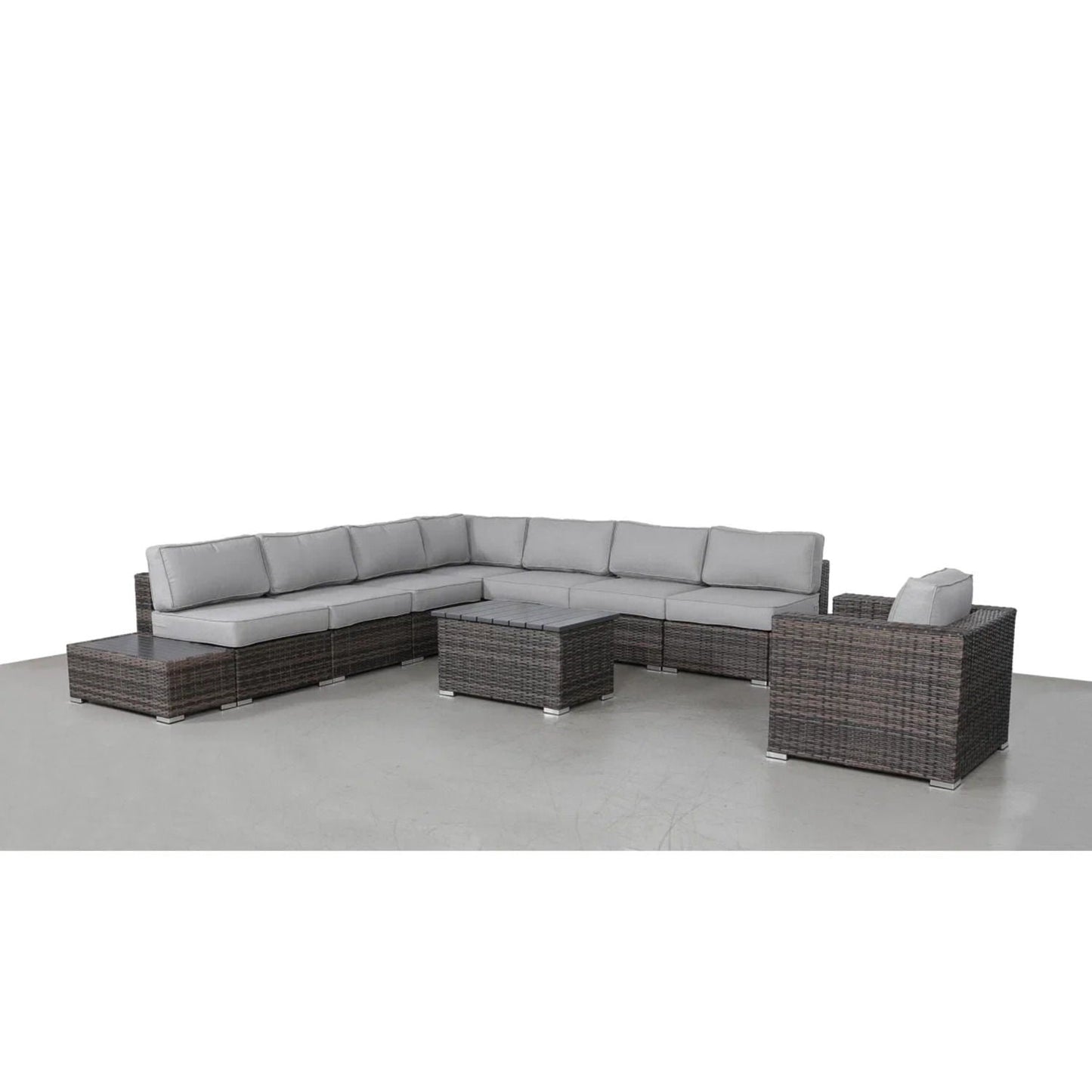 Stylish Entertainment Sectional Set, Outdoor Living