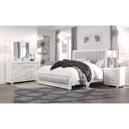 Skye - Marble Dresser - White