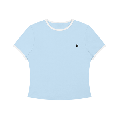 Loki & Ivy Women’s Color Block Crop T-Shirt