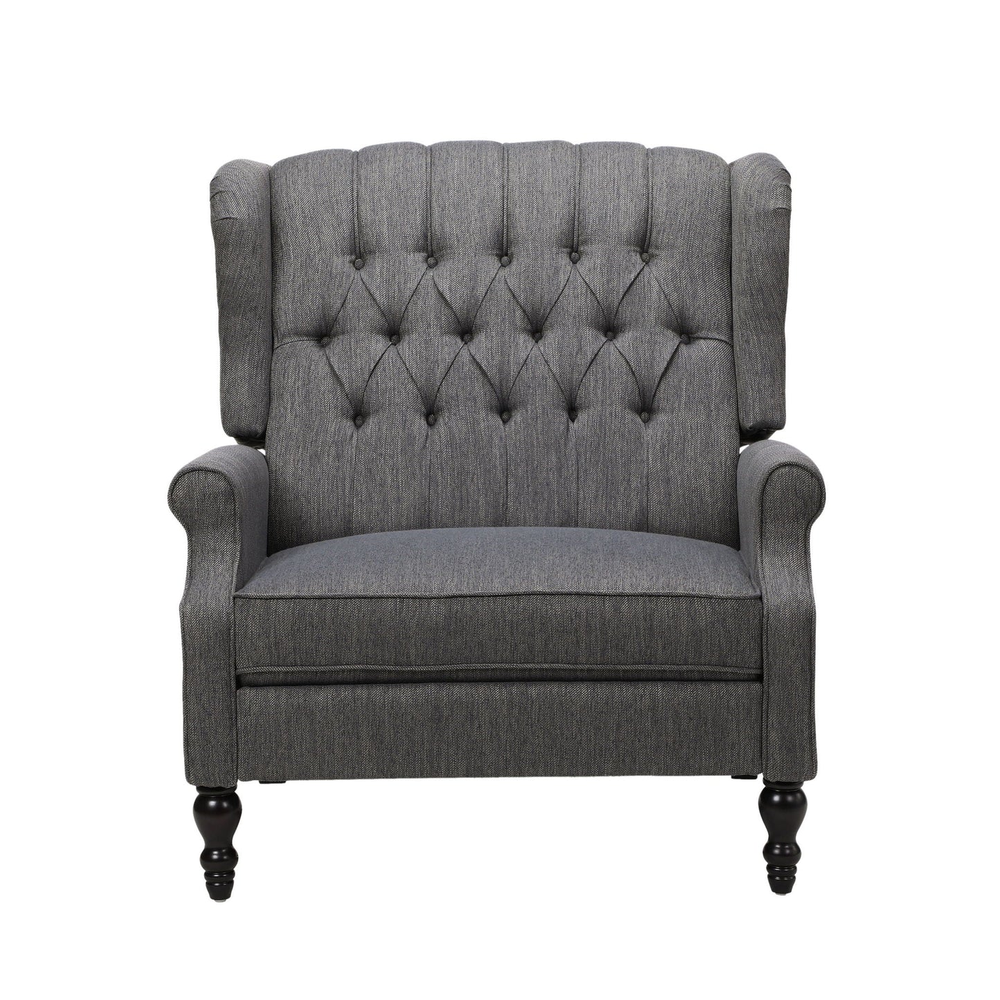 Dunham Contemporary Fabric Tufted Oversized Pushback Recliner