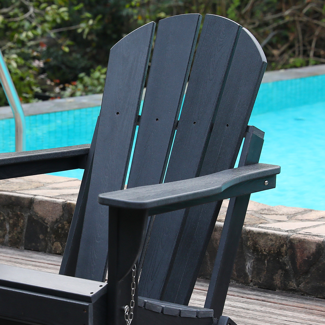 Adirondack Folding Chair with Dual Cup Holders