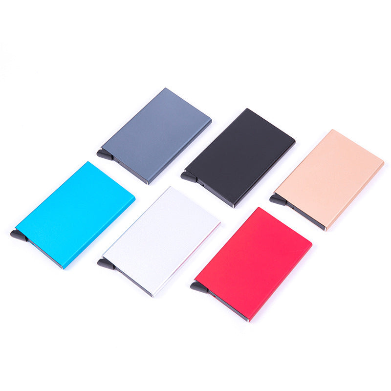 Mens Automatic Pop-Up ID Holder