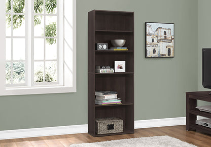 6-Tier Transitional Bookshelf for Office