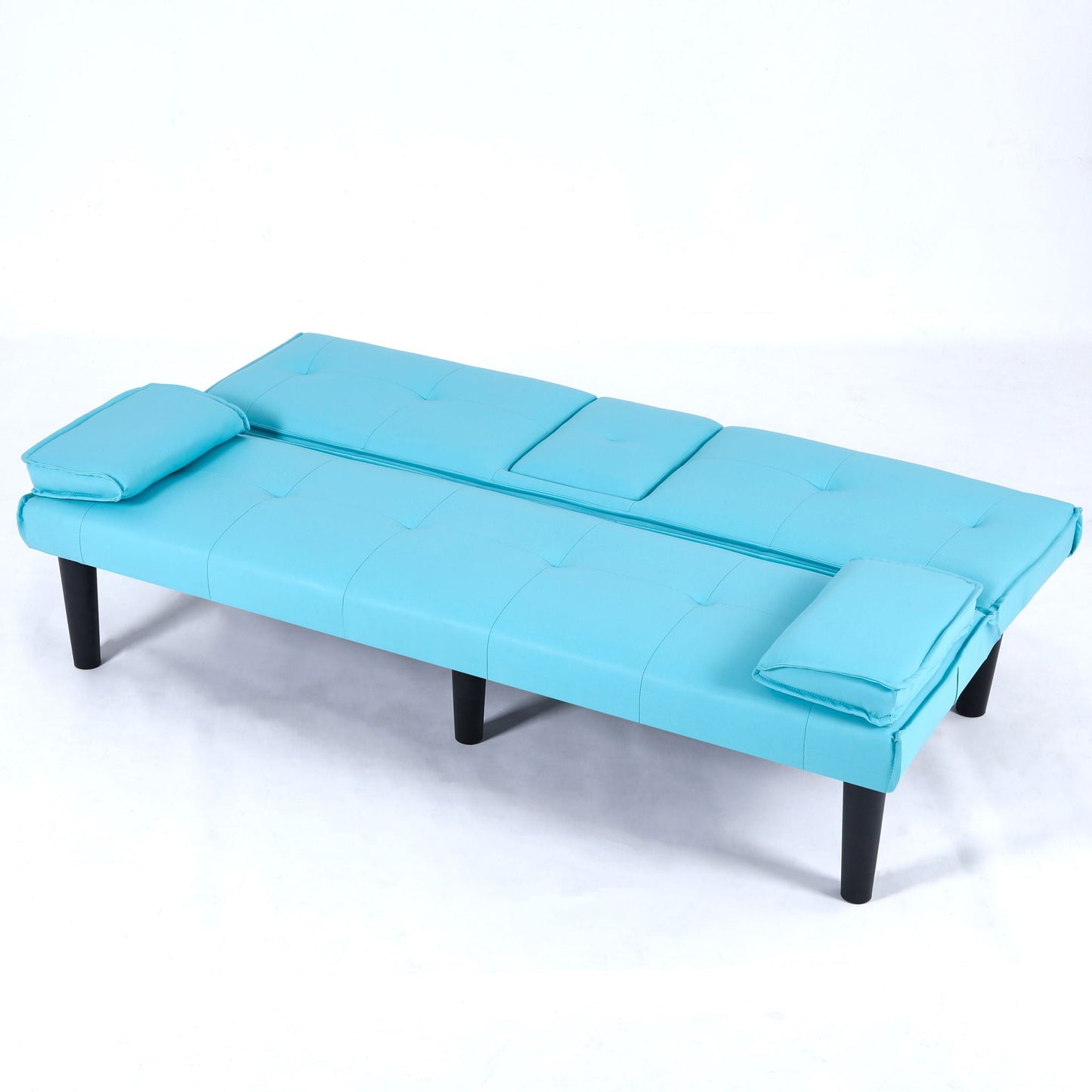 Sofa Bed With Foldable Design And Cup Holder