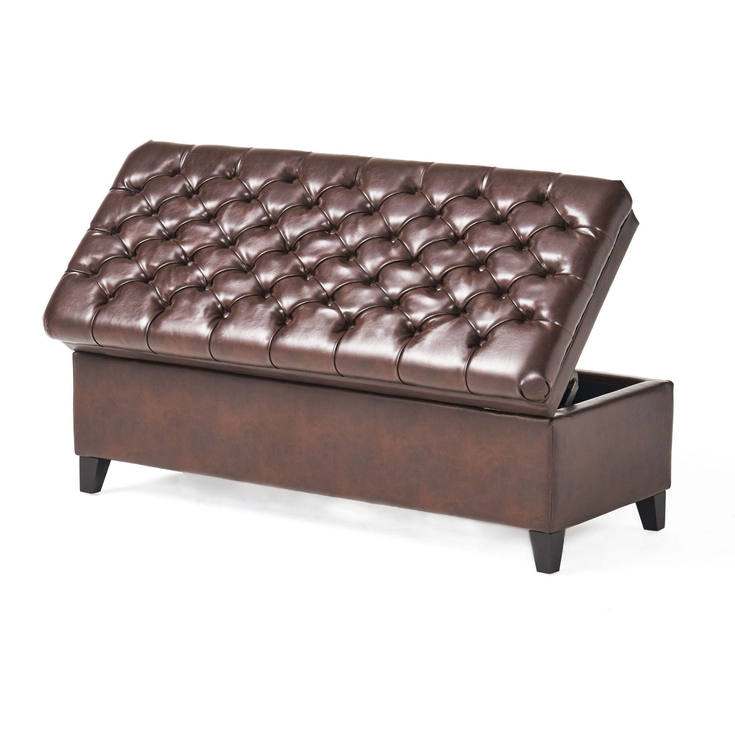 Juliana Storage Ottoman With Birch Legs