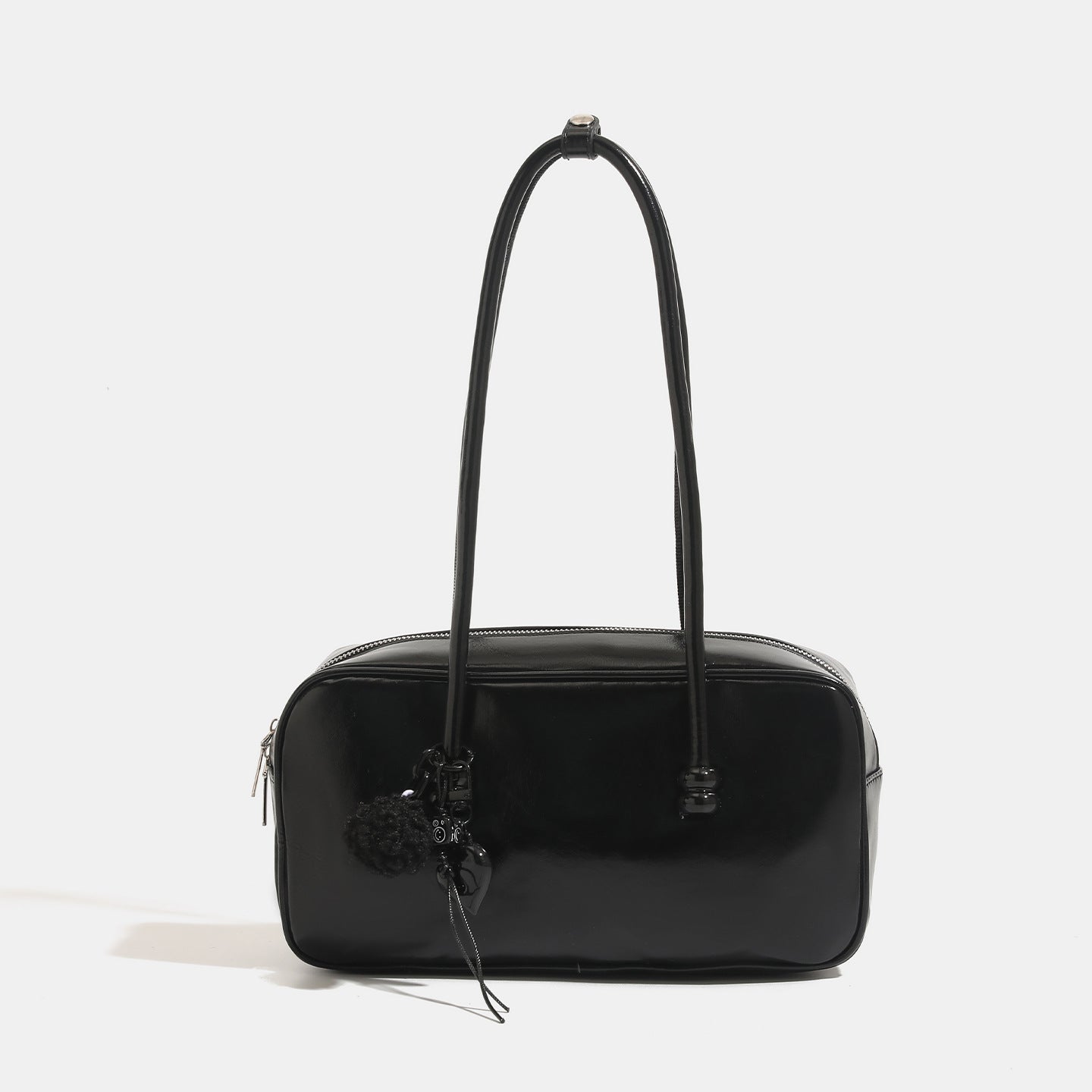 Womens Sophisticated Red Large-capacity Underarm Shoulder Bag