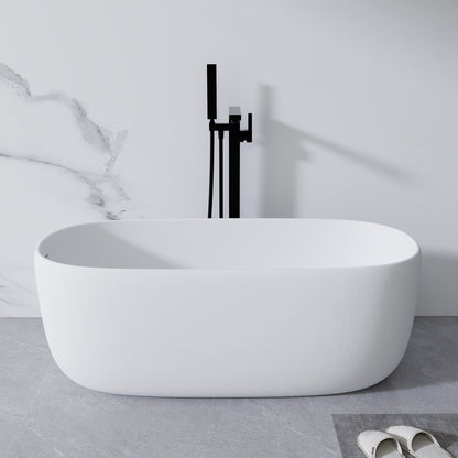 51" Freestanding Bathtub in Matte White