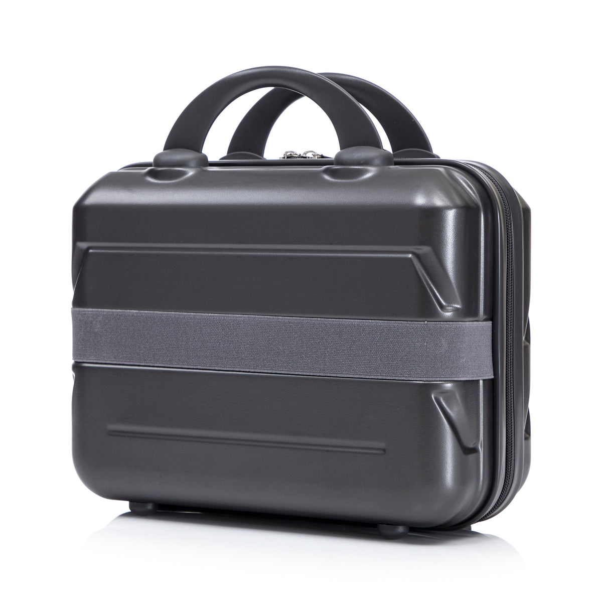 14"/20" 2 Pcs/Set ABS Spinner Wheel Luggage, Dark Gray
