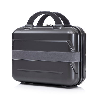 14"/20" 2 Pcs/Set ABS Spinner Wheel Luggage, Dark Gray