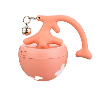 Pet Cat Toy Fish Bone Rolling Ball USB Electric Cat Teasing Ball For Fun And Relaxation, Cat Teasing Stick Can Replace Feathers