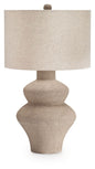 Jossleigh - Metal Table Lamp - Beige