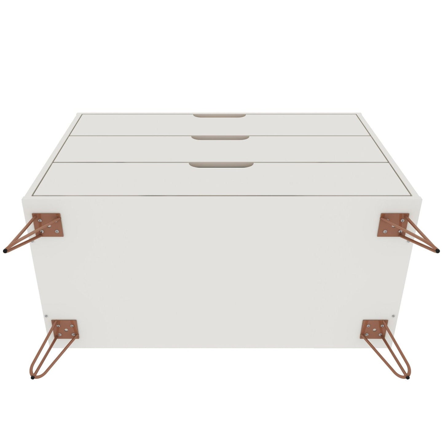 Rockefeller - Dresser & 3 Drawer - Off White
