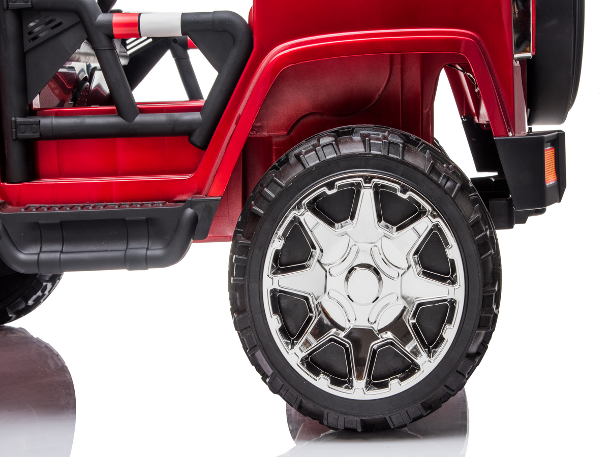 24 Volt 2 Seater 4x4 Electric Ride On Jeep Style Rubber Tires Fully Loaded Truck UTV ATV For Kids W/Magic Cars® Wireless Parental Control