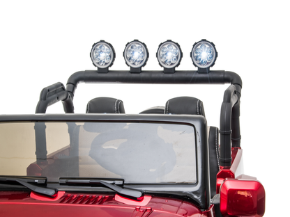 Ride On Car Kids Jeep Style 4x4 W/Rubber Tires 24 Volt
