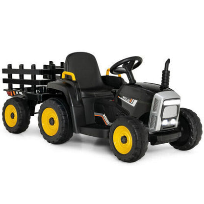 3-Gear-Shift Ride-On Tractor for Kids 3+ Years - Black