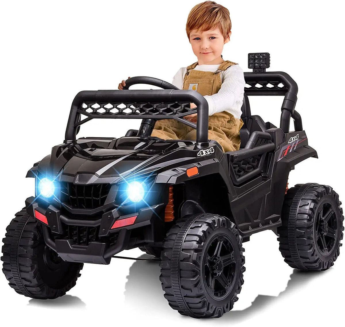 3-Speed Kids Ride On Car Truck with Remote Control and Music Player