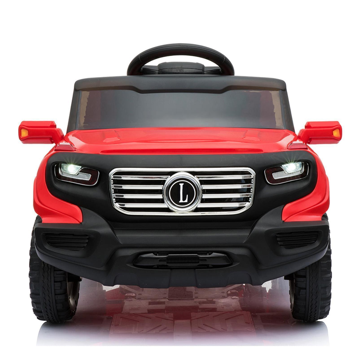 3-Speed LED Ride-On Car for Kids with Remote Control and 4 Color Options