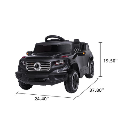3-Speed LED Ride-On Car for Kids with Remote Control and 4 Color Options