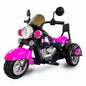 3-Wheel Chopper Ride-On Motorcycle Toy for Kids with LED Headlights
