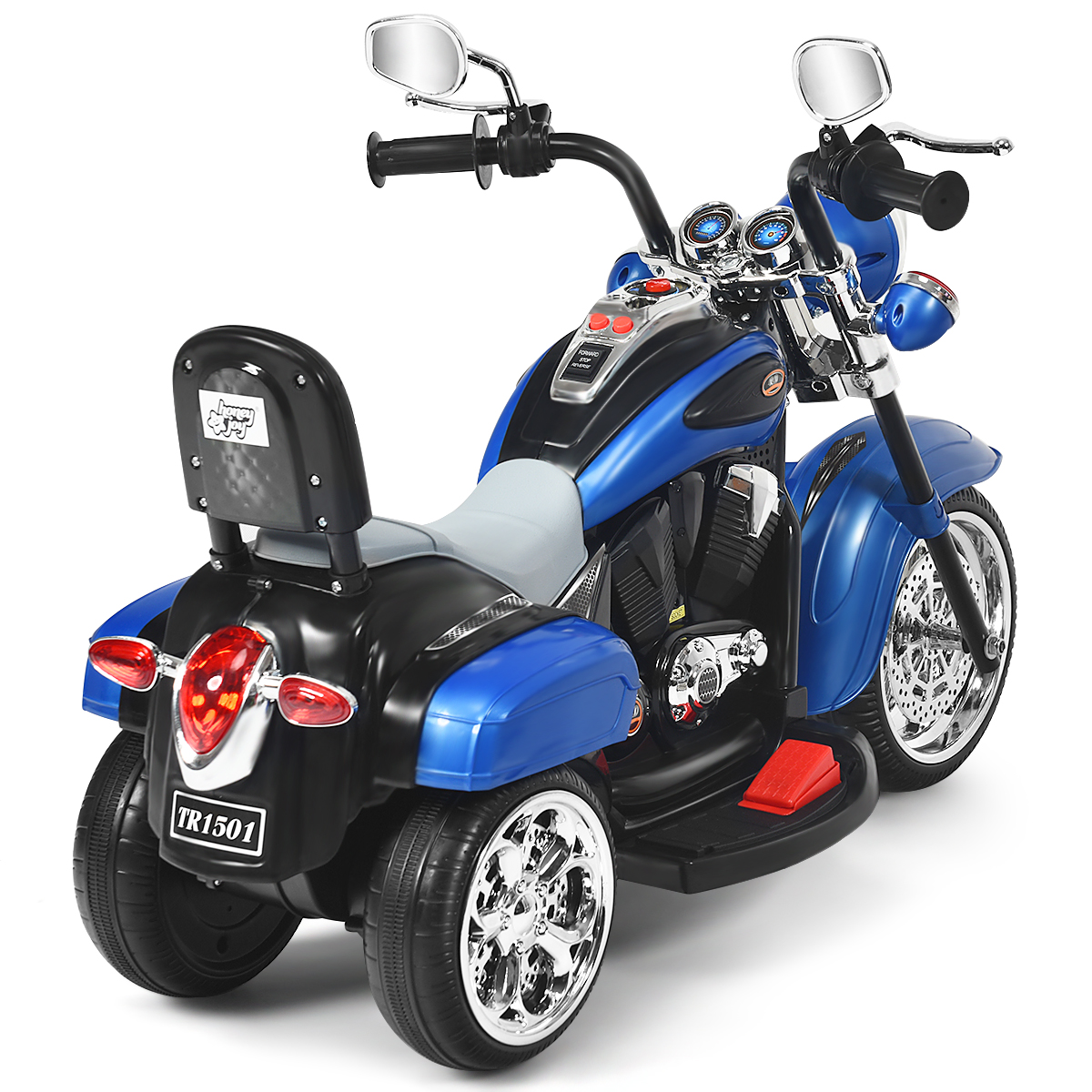 3-Wheel Electric Motorcycle Tricycle for Kids with Rechargeable Battery