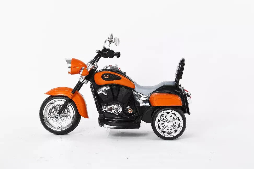3-Wheel Kids Chopper Motorcycle with Headlight & Horn - Available in 3 Colors!