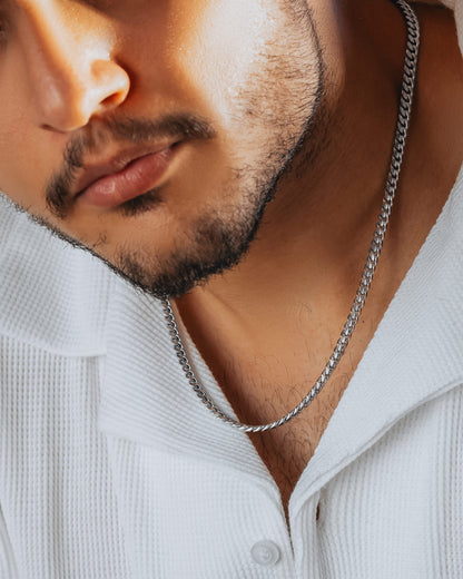 Silver Cuban Link Chain (3.5mm)