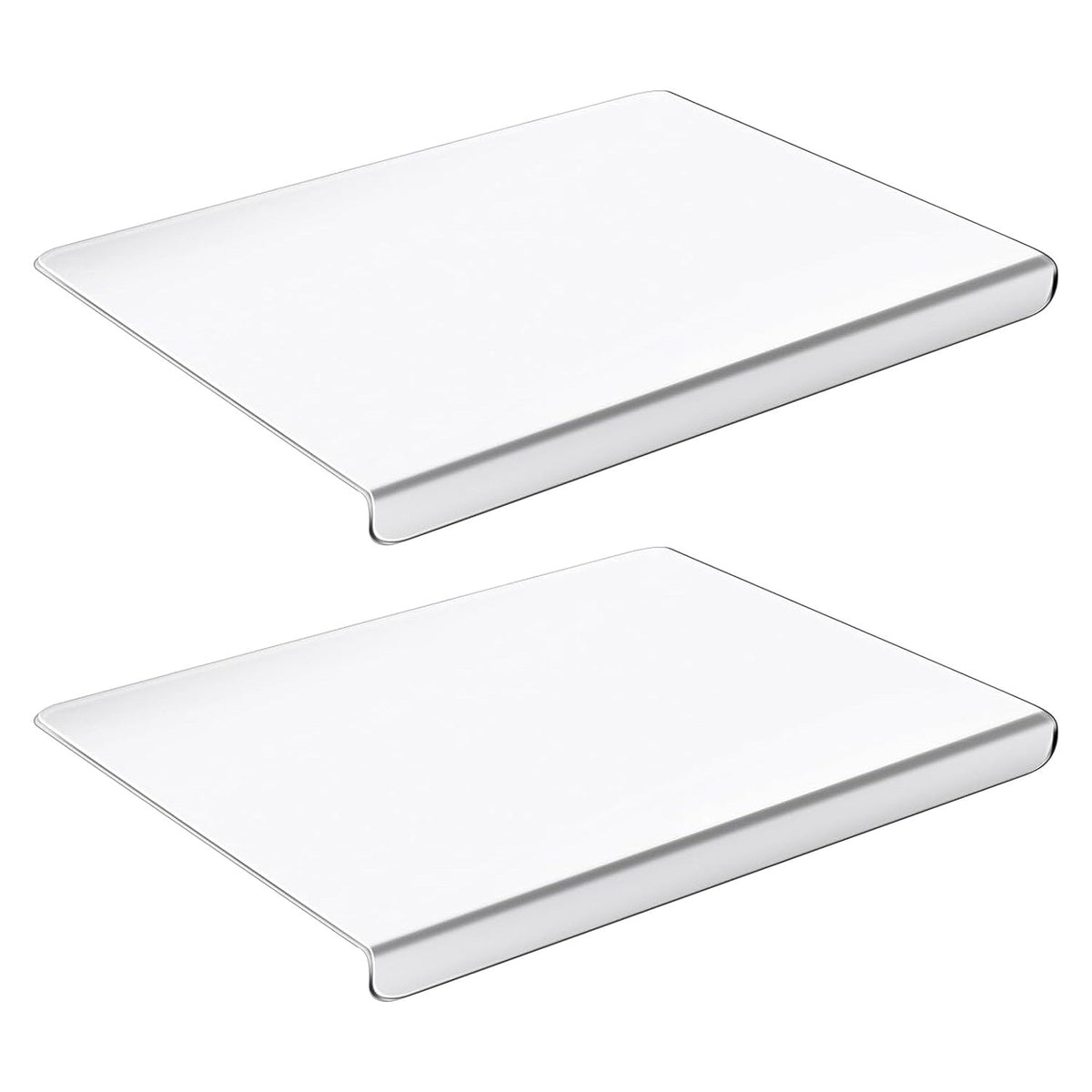 Clear Acrylic Kitchen Cutting Board with Counter Lip 17.71x15.74IN Non-Slip Transparent Countertop Cutting Board Kitchen Countertop Protector For Dini