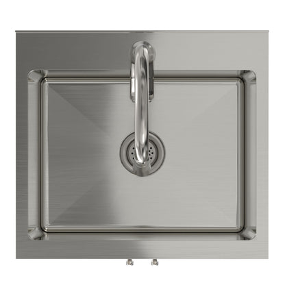 Darwin - Deluxe Laundry Cabinet With Pull-Out Faucet And Stainless Steel Sink