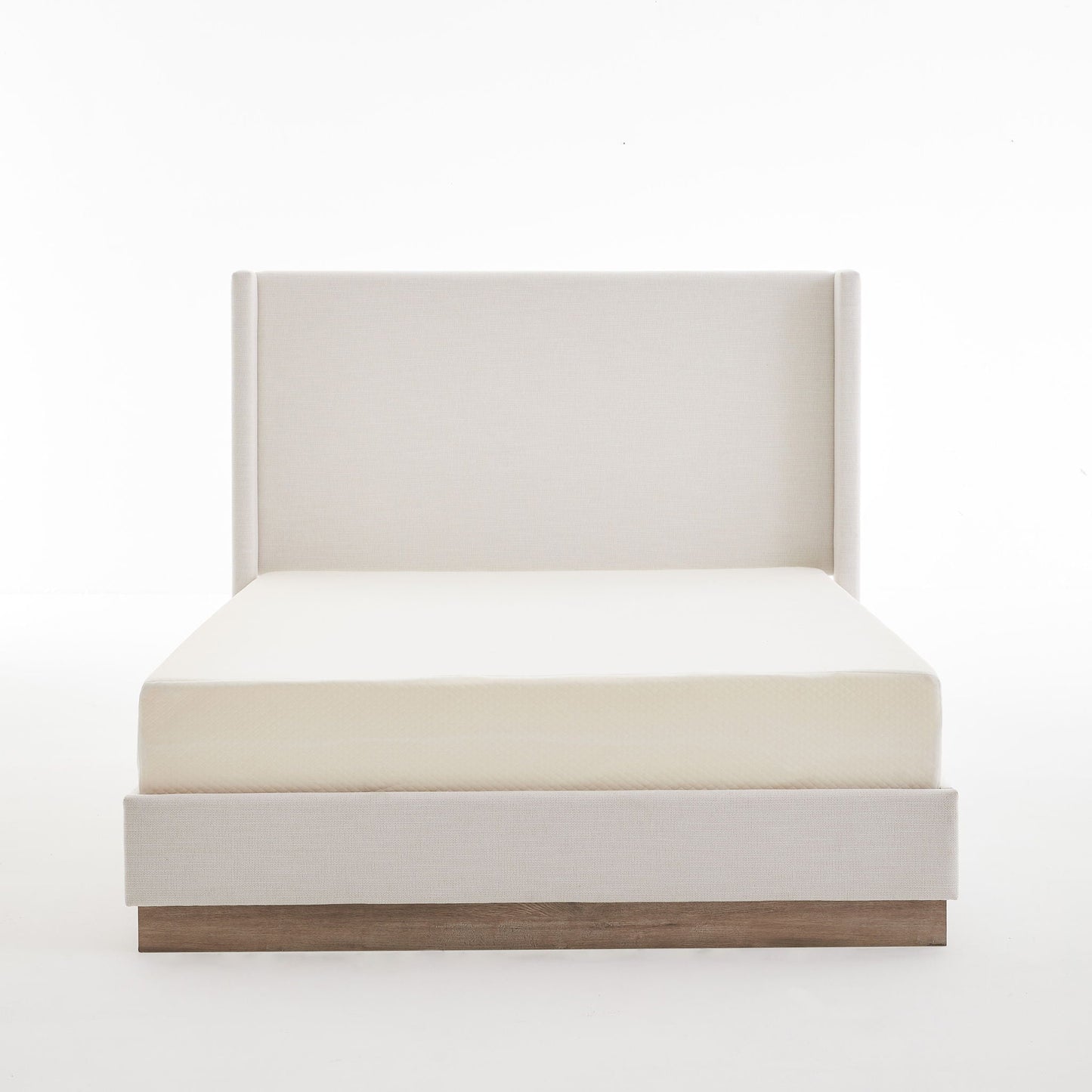 Hosford - Minimalist Upholstered Wingback Bed