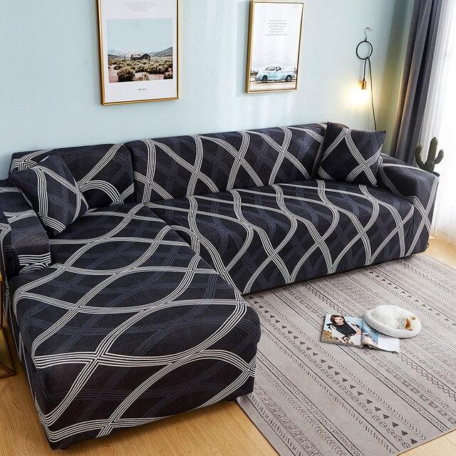Modern Stretch Kaleidoscope Fabric Sofa Cover