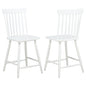 Andrews Windsor Counter Height Dining Side Chair White (Set of 2)