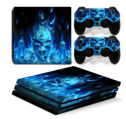 PS4 Pro Anti-Scrape Geometric Pattern Sticker | Durable Protection for Gaming Console