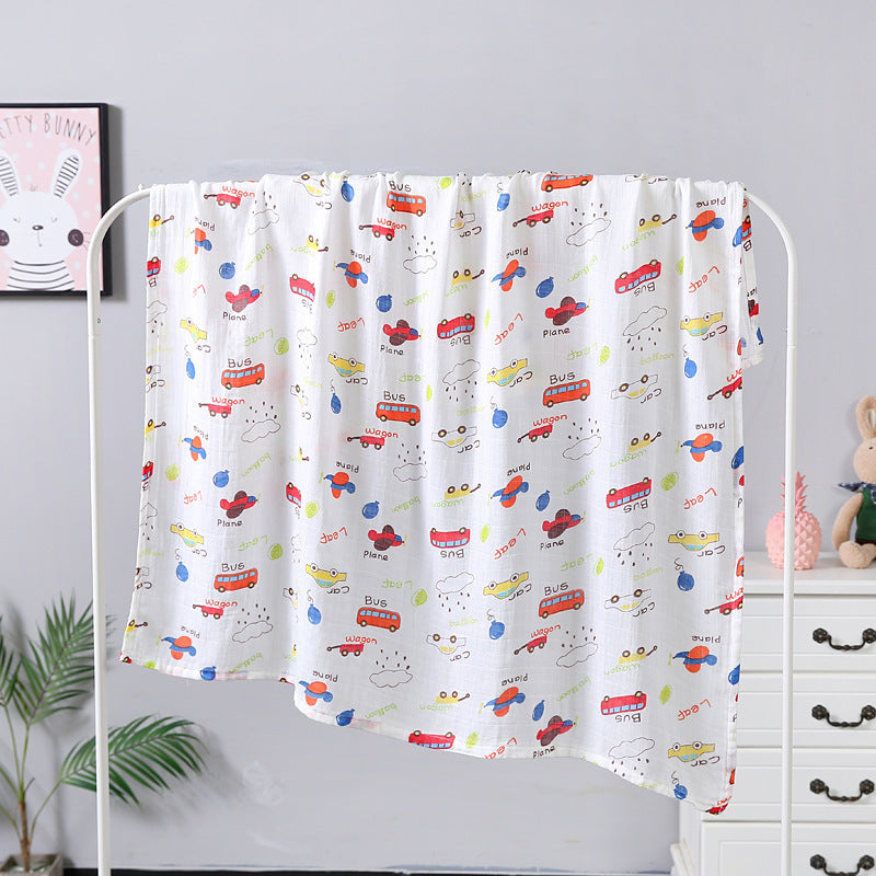 Double Layer Gauze Bath Towel 110 * 120 Baby Towel