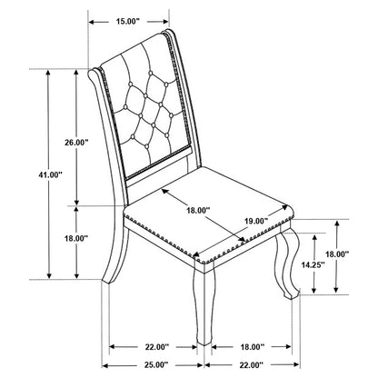 Fremont - Tufted Back Dining Chair (Set of 2)