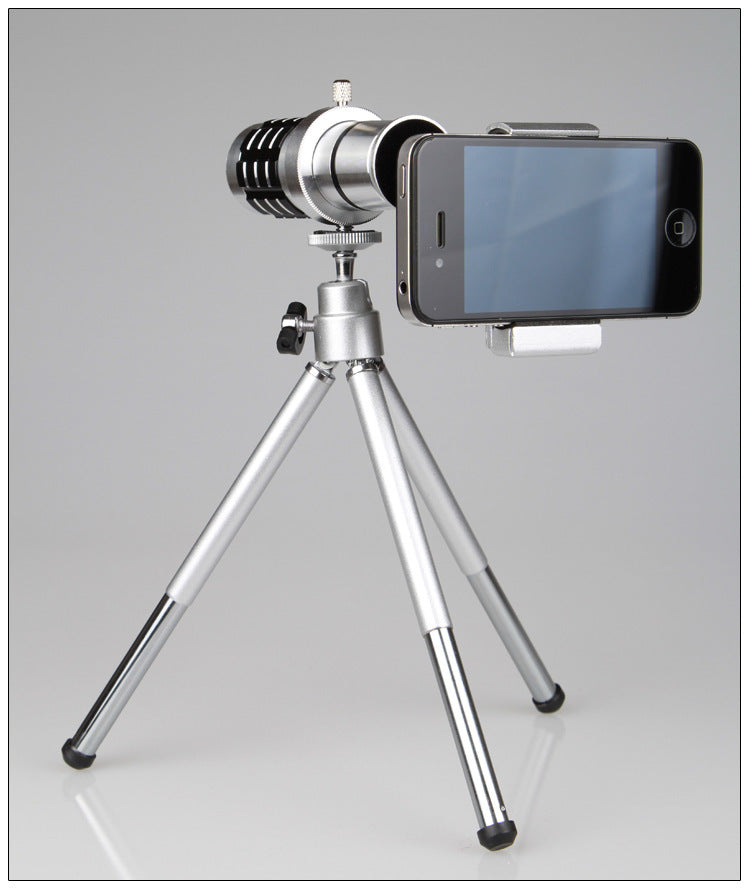 12X Zoom Mobile Telescope - Powerful Long-Focal Camera Lens for Universal Travel Adventures