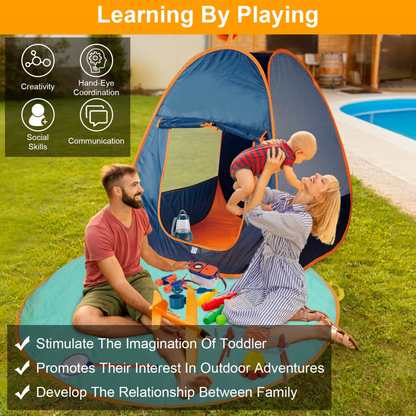 GBruno 56Pcs Kids Camping Toy Set