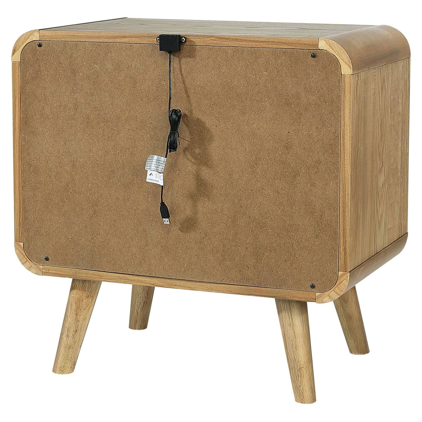 Winston - 2 Drawer Nightstand - Ash Brown
